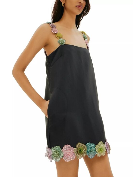 Alémais Dresses & Skirts - 790$ Alémais Lolita Embellished Mini Dress Sleeveless Size 8 US / 12 AU Black